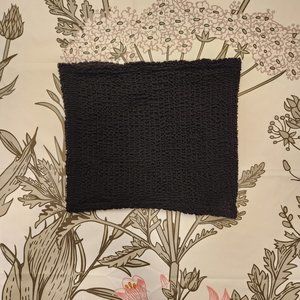 stretchy black tube top